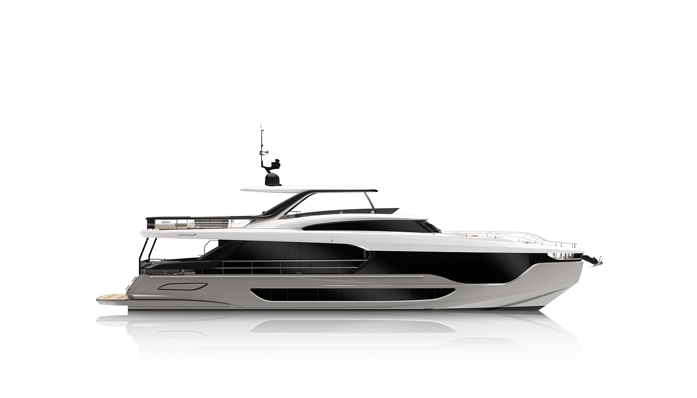 Render 3D Azimut Grande 26M