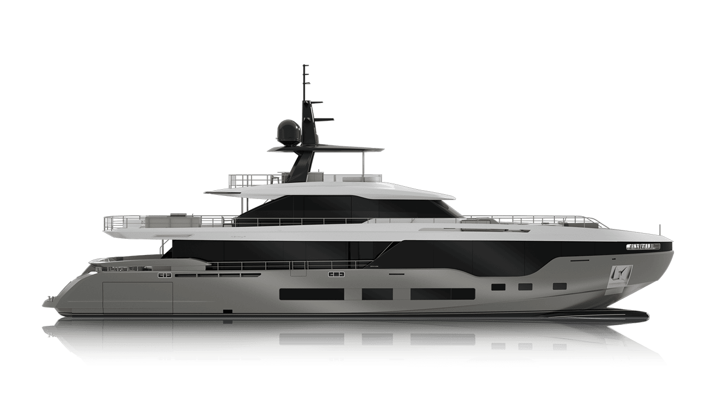 Render 3D Azimut Grande 36M