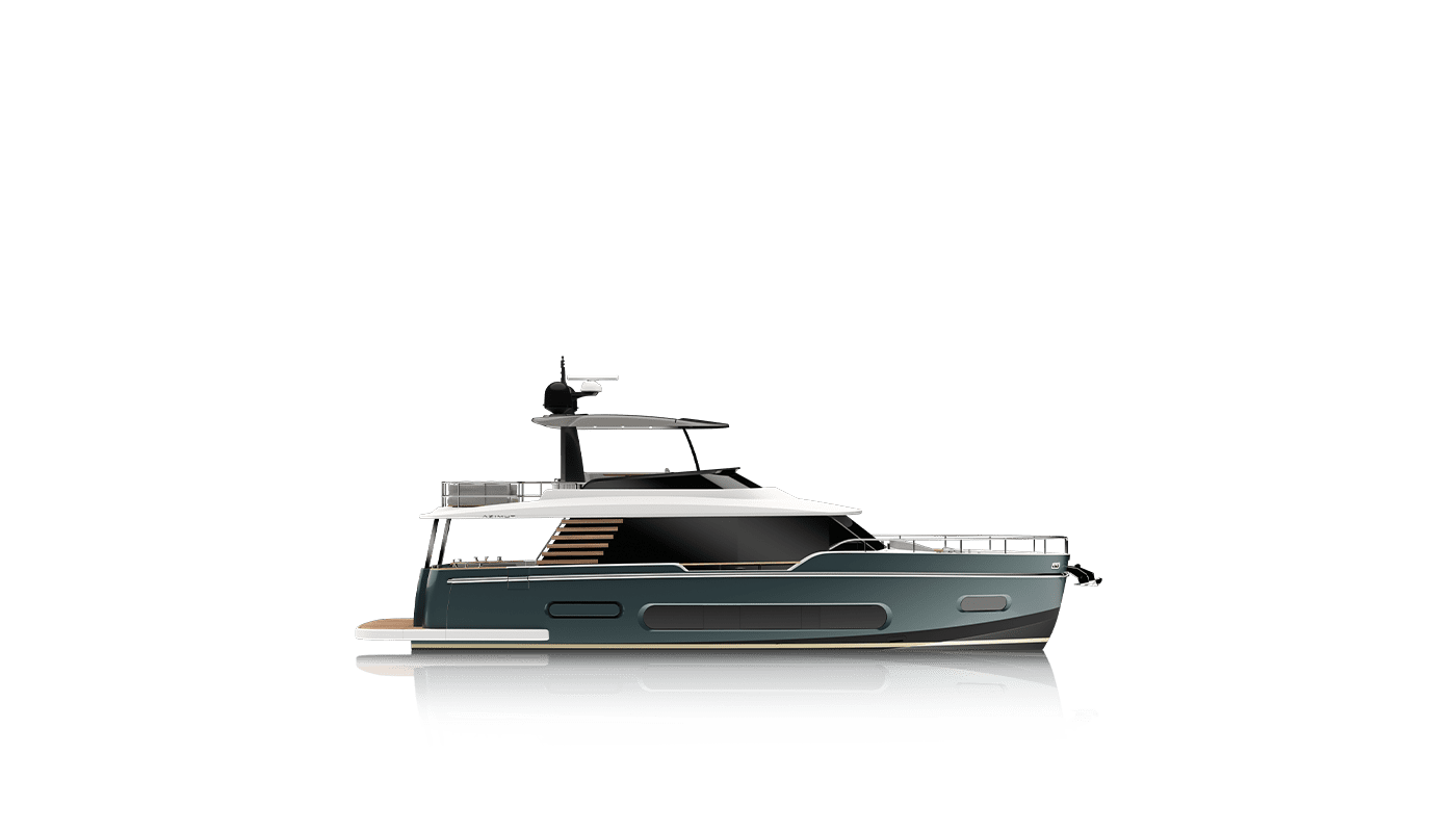 Render 3D Azimut Magellano 60