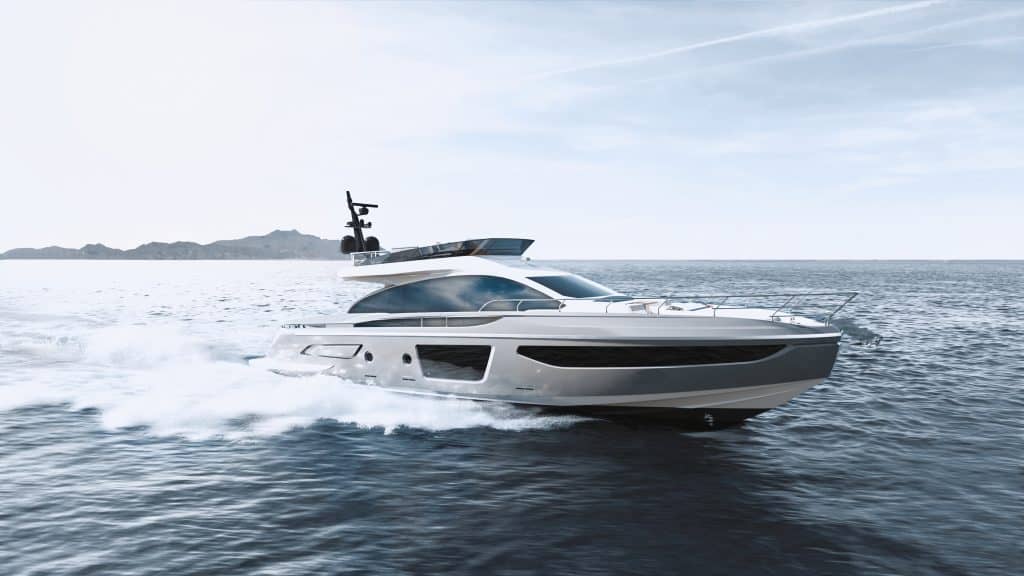 New Azimut S7_External view_running