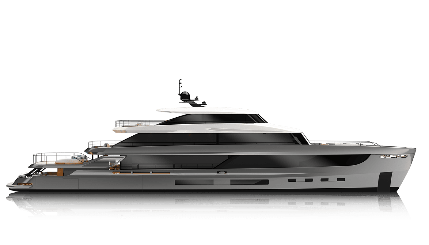 Render 3D Azimut Grande 44M