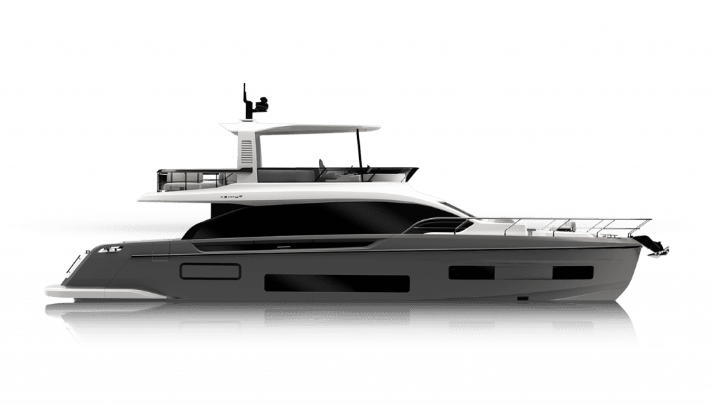 Azimut Seadeck series: The first hybrid motoryacht family