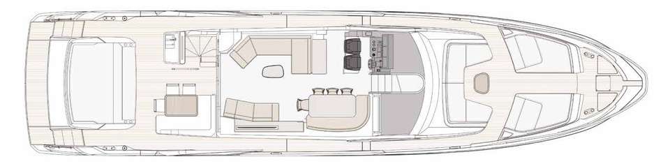 AZIMUT S8 2025MY BF_GA Main Deck