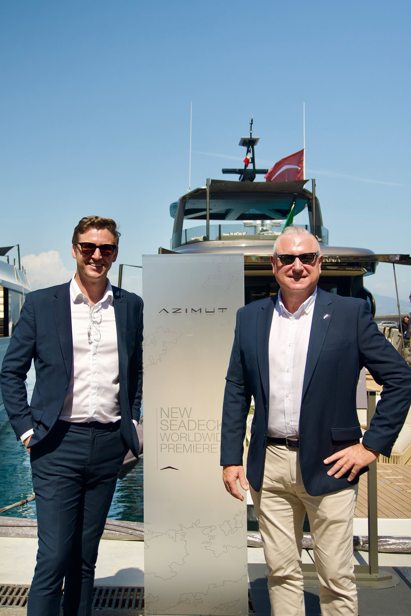 James Dalzell and Peter Hill - Azimut Yachts New Zealand